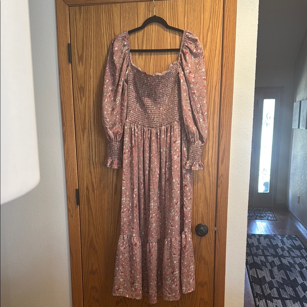 Floral Long Sleeve Dress